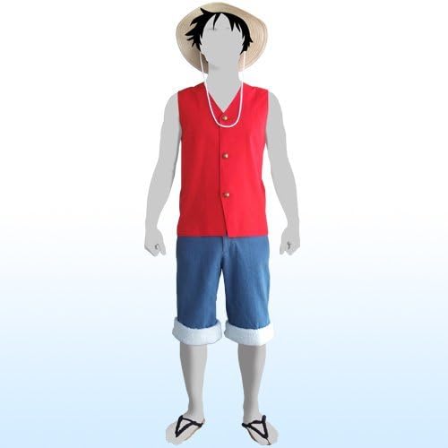 TRANTRIP One Piece Monkey D Luffy Costume Set Size: Men's M (japan import)