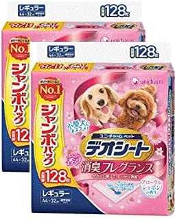 【セット販売】デオシート 消臭＆フレグランス フローラルシャボンの香り レギュラー 128枚×2袋商品画像