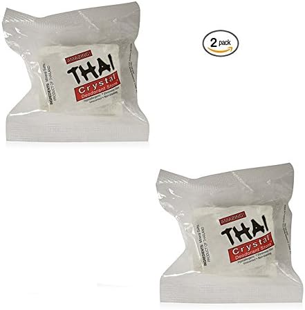Thai Deodorant Stone - Travel Trial Size, 2 Ounce -- 2 Pack