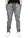 HEMOON Mens 2 Tone Color Outdoor Harem Running Jogger Bottom Pants