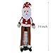 WEWILL 3 PCS Christmas Santa Elk Snowman Wine Bottle Cover 3D Sweater Design Set of 3 Xmas Home Party Decoration for Family, 14 inch