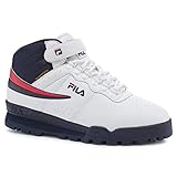 Fila Men's F-13 Weather Tech Hiking Boot, White Navy Red, 9.5 M US