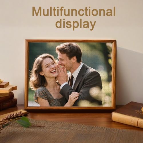 Custom Puzzle 120/200/300/500/1000/1500 Pieces, Personalized Picture Jigsaw Puzzle from Your Own Photos, Customized Puzzle Gift for Pet, Family, Christmas, Birthday, Wedding (300-horizontal)