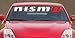NISMO Windshield Banner White 40