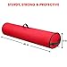 Primode Wrapping Paper Storage Bag | Wrapping Paper Organizer Under Bed for Storing Multiple Rolls of Gift Wrap, 40” Length Container Constructed of Durable 600D Oxford Material (Red)