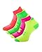 SLS3 Running Socks | Anti Blister | Arch Support | Neon Colors | Very Thin | 1,3 & 6 Pairs | German Designed