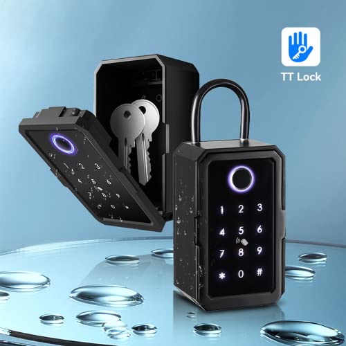 Smart Box Lock,CATCHFACE Key Lock Box 5in1 Bluetooth Lock Box Support