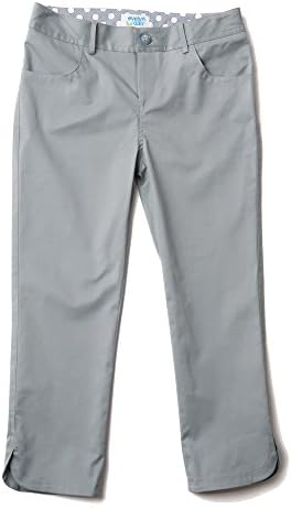 Evelyn Alex Big Girls Tulip Capri Pants (12, Smokey Blue)