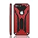 Kitoo Designed for iPhone 8 Plus Case with Ring Kickstand, Military Grade 12ft. Drop Tested - Red