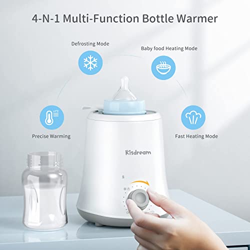 Baby Bottle Warmer - Single Baby Bottle Warmer and Feeding Warmer for Breast Milk and Follow-up Milk, Precise Temperature Control, Suitable for All Baby Bottles.(Single 02)