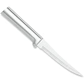 Rada Cutlery Super Parer Knife (R127), 4.38" Stainless Steel Hollow Ground Blade, Made in USA, Silver Handle