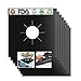 GuangTouL Stove Burner Covers ,8 Packs Black Gas Stove Protectors, 0.2mm Double Thickness Reusable, Non-Stick, Fast Clean Liners for Kitchen/Cooking