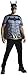 Rubie's mens Batman: Arkham City Adult Batman Costume Top Party Supplies, Multicolor, Medium US