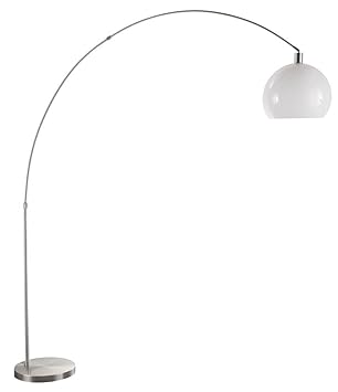 Amazon Com Lumisource Decco Modern Arched Floor Lamp Satin