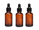 erioctry 5ML/10ML Amber Glass Essential Oil Bottles and Eyed Dropper Black Caps Makeup Cosmetic Sample Container Bottle for Essential Oil Aromatherapy Use(Pack of 12) (10ML)