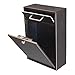 Epoch Design Locking Drop Box Wall Mounted Mailbox, Bronze