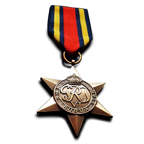 Wwii Era Costumes - Burma Star Military Medal WW2