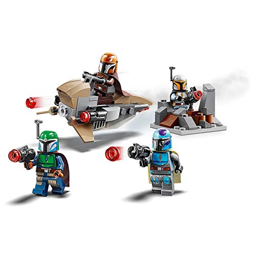 LEGO 75267 Star Wars Mandalorianer Battle Pack Set mit 4 Minifiguren, Speeder-Bike und Verteidigungsfestung – Bild 2
