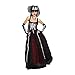 Dreamgirl Women's Ms. Bones Zombie Bride Costume, Black, Small