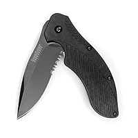 Kershaw 1605CKTST Clash Assisted 3-Inch Blade with Polyimide Handles, Black