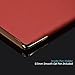 Leather Notebook, izBuy Classic Vintage Notebook Diary Medium Size for Men/women 240 Lined Beige Pages-Mediterranean Style 0.5mm Smooth Gel Pen Included,Red(58-25)