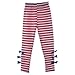 BHL Girls Sets 3-8Y Striped Bow 2 Piece (3-4Y, Navy)