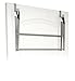 Homz Collapsible Portable Over The Door Hooks Hanging Clothing Drying Rack for Closet, College Dorm, Bathroom, Laundry Room, Apartment, and Studio