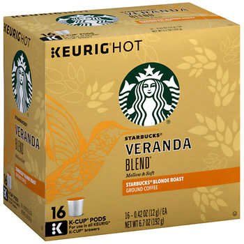 Starbucks Veranda Blend Coffee 128 K-Cup Pods