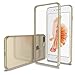 Luvvitt Clear View iPhone 7 Plus/iPhone 8 Plus Case with Hybrid Scratch Resistant Back and Shock Absorbing Bumper for Apple iPhone 7 Plus (2016) and iPhone 8 Plus (2017) - Gold