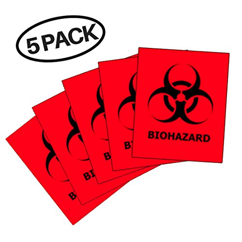 Biohazard sticker set hazardous danger safety warning sign label …