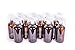 My Oil Gear 8oz Amber Glass Bottle with Trigger Sprayer for Essential Oils (12-pack)