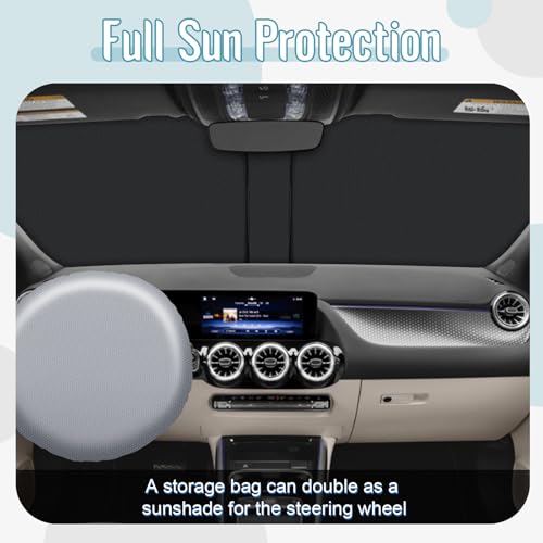 [Upgrade] CDEFG Compatible with Mercedes Benz GLA H247 2020-2026 / EQA 2022-2026 Sun Visor Covers Front Sun Visor Acoustic Windscreen Car Sun Visor Accessories