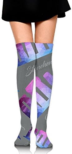 Stonehenge Geometric Women's Winter Fashion Stockings Over Knee High Socks