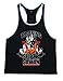 Super Saiyan Goku Dragon Ball Z DBZ Men's Stringer Tank Top Shirt 1 Black/White Trim Small