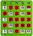 Regal Games Easy Read Green Bingo Heavy Duty 5 Ply Jumbo Shutter Slide Bingo Cards with Big Tabs