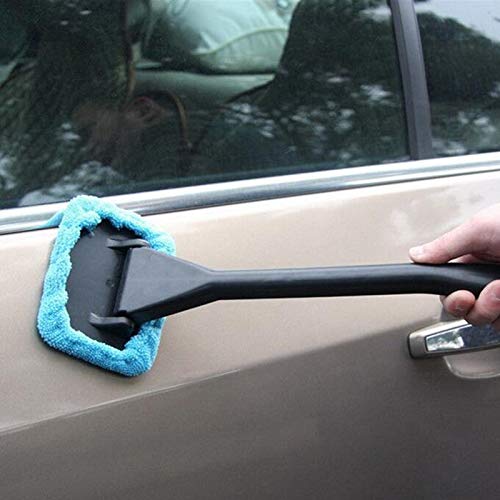 SWQ Microfiber Windshield Easy Clean Car Wiper Cleaner Glass Window Tool Brush