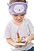 FIRIK Kids Headphones - Easy Adjustable Kids Costume Headband Silky Headphones for Children, Perfect for Travel and Home - Llama