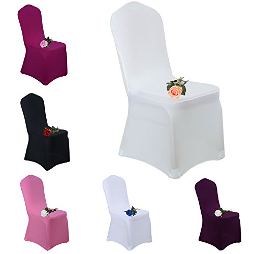 Voilamart Dinning Chair Covers Set Of 50pcs Polyester Spandex