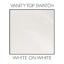 Design House Cultured Marble Vanity Top, Ivory