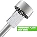 BASEIN Solar Powered Lights Outdoor, Landscape/Pathway Lights Stainless Steel Waterproof Solar Lights for Patio, Lawn, Yard, Walkway - 10 Pack