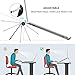 Nulaxy Adjustable Laptop Stand, Laptop Riser, Aluminum Notebook Holder Stand Compatible with Apple MacBook, Air, Pro, Dell XPS, HP, Samsung, Lenovo, More Laptops up to 17″- Greythumb 2