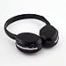 DDAUTO Universal 2 Channel Infrared Wireless Car IR Headphone Support IR Transmitter or Wire Connection (Black)