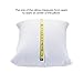 ComfyDown Travel Pillow - 800 Fill Power European Goose Down Pillow for Plane, Car & Home - 100% Hypoallergenic - Egyptian Cotton Cover - Made in USA 13”x18”