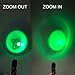 VASTFIRE Zoomable Green/Red/UV Hunting Flashlight Deer Blood Tracker Light Red Night Vision Flashlight Green Search Lights Hunter Flashlights for Hog, Predator, Coyotes, Deer Night Hunting
