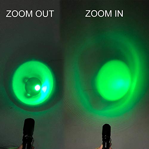 Zoomable Green /Red/ UV Hunting Flashlight Deer Blood Tracker Light Red