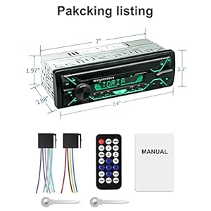 Producto: Aigoss 240W Single Din Car Stereo