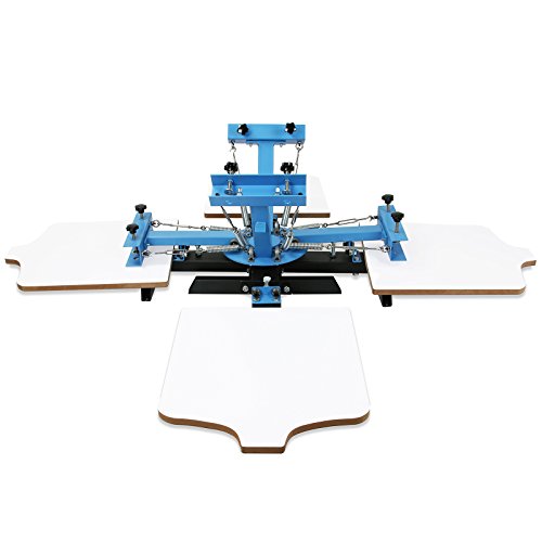 image for VEVOR Screen Printing Machine 17.7x21.7Inch Screen Printing Press 4 Co