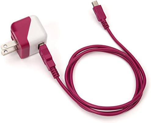 Amped Electronics - Designed for Texas Instruments Calculator TI Nspire CX, TI Nspire CX CAS, TI 84 Plus C, and TI-84 Plus Color, Mini Portable Stylish Charger with Matching USB Cable