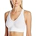Hanes Women's Cozy Racerback Bra, White, Large