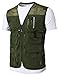 H2H Mens Casual Waterproof Multi-Pocket Outdoor Active Cargo Camping Vest